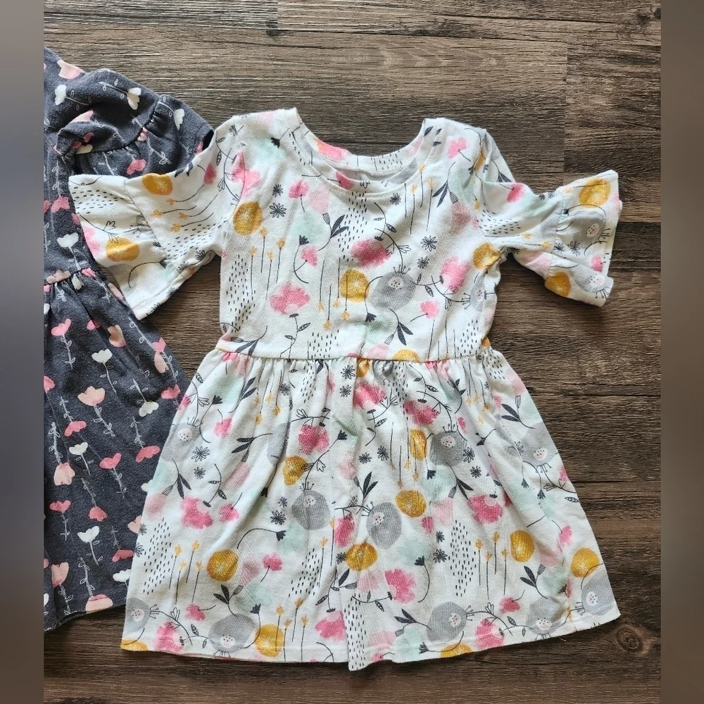 Jumping Beans 3t Bell Sleeve Floral Dress Bundle